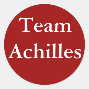 Team Achilles, Greek Hero Classic Round Sticker