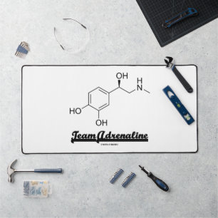 Team Adrenaline Chemical Molecule Humour Desk Mat