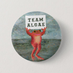 Team Algae frog 6 Cm Round Badge