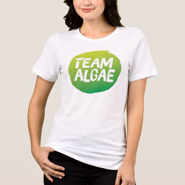 Team Algae T-shirt Tri-Blend Shirt (Front)
