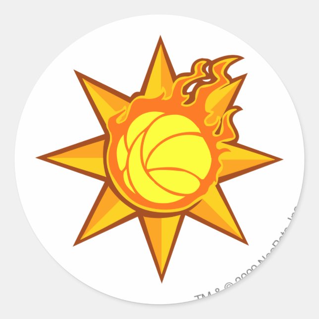 Team Altador Logo Classic Round Sticker (Front)