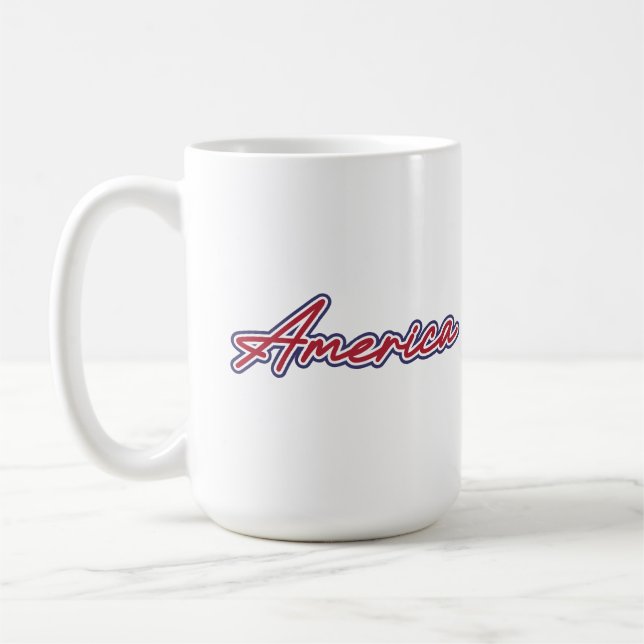 Team America Trump 47 Patriotic Coffee Mug (Left)