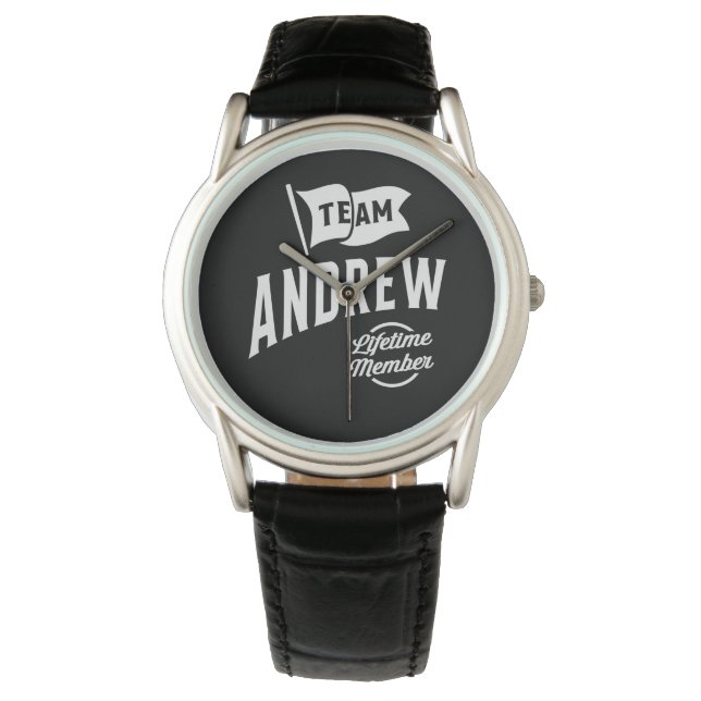 Team Andrew Lifetime Member Watch (Front)