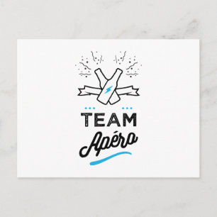 TEAM apero Homme Postcard