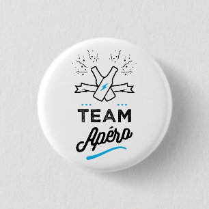 TEAM apero man 3 Cm Round Badge