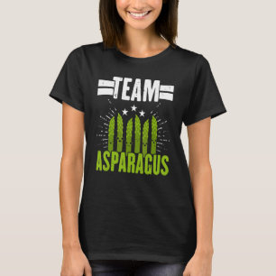 Team Asparagus Garden Vegetable Vegetarian Vegan T-Shirt