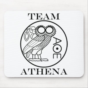 Team Athena (Engravers Font) Mouse Mat