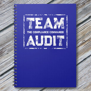 Team Audit Auditor Auditing Group Office Notebook