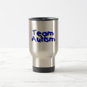 Team Autism (Blue) Travel Mug