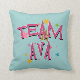 TEAM AVA Customizable Cushion