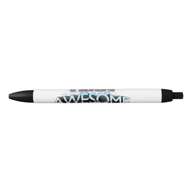 Team Awesome Black Ink Pen (Front)