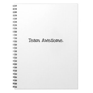 Team Awesome Corporate Employee Appreciation Notebook