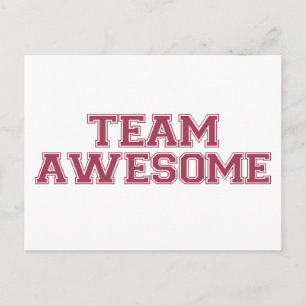 Team Awesome Postcard