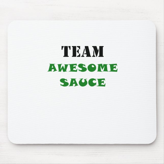 Team Awesome Sauce Mouse Mat (Front)