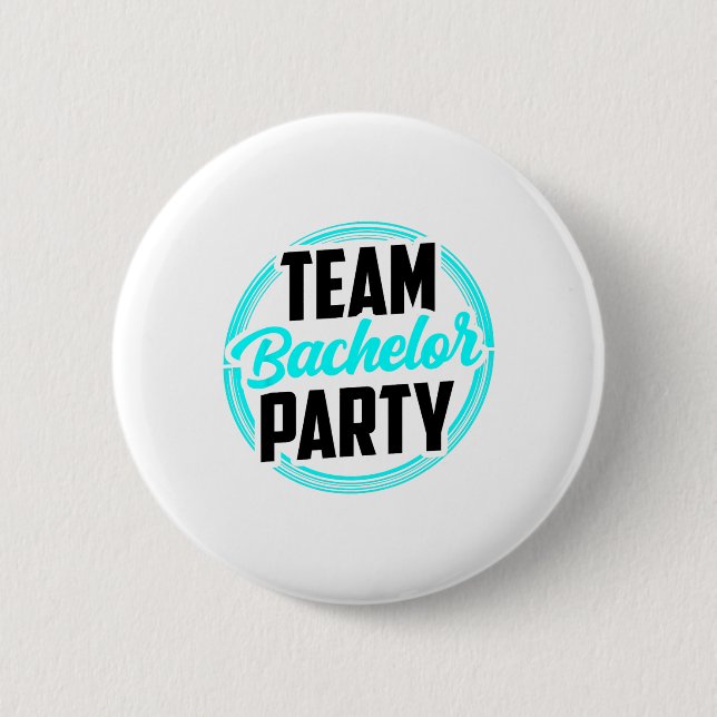 Team Bachelor Party Bride Groom 2  6 Cm Round Badge (Front)