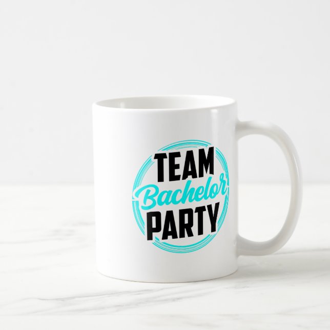 Team Bachelor Party Bride Groom 2  Coffee Mug (Right)