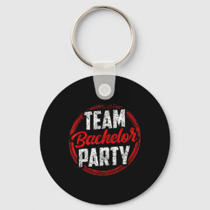 Team Bachelor Party Bride Groom _2  Key Ring