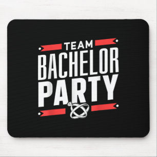 Team Bachelor Party Groom Bride _2 Mouse Mat