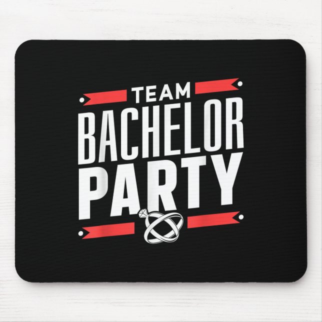 Team Bachelor Party Groom Bride _2  Mouse Mat (Front)