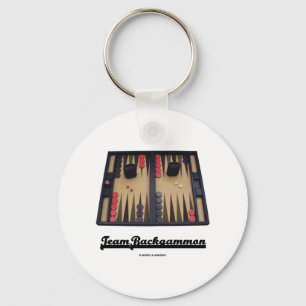Team Backgammon Key Ring