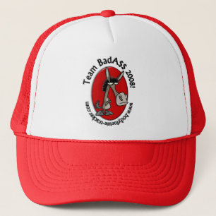 Team BadAss Retro Workout Hats! Trucker Hat