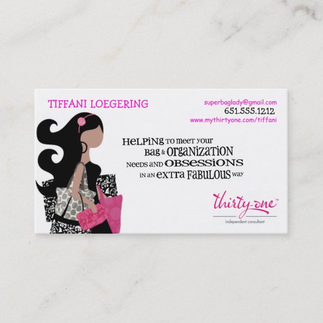 Team BAG Ladies Biz Cards (Front)