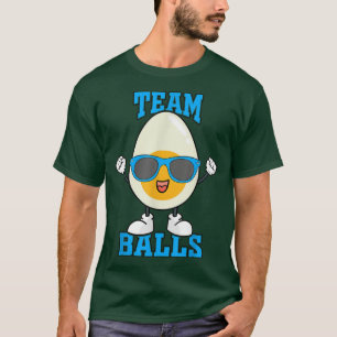 Team Balls gender reveal pregnancy announcement ba T-Shirt