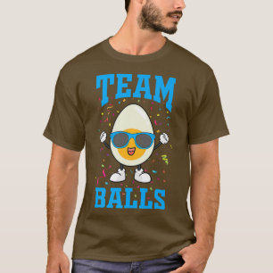 Team Balls gender reveal pregnancy announcement ba T-Shirt