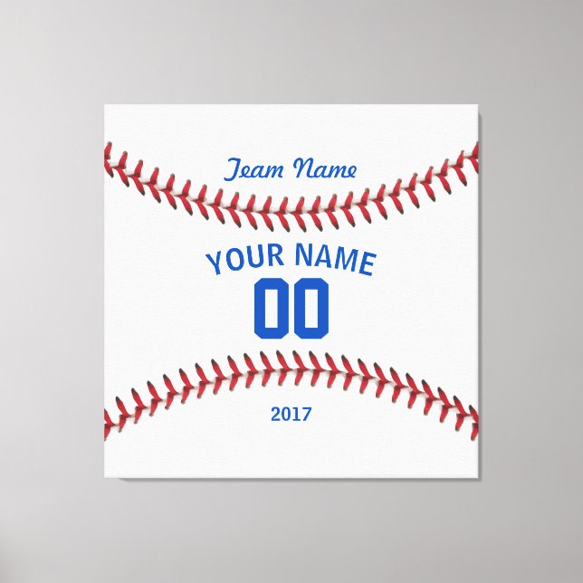 Team Baseball Sport Canvas Print (Front)