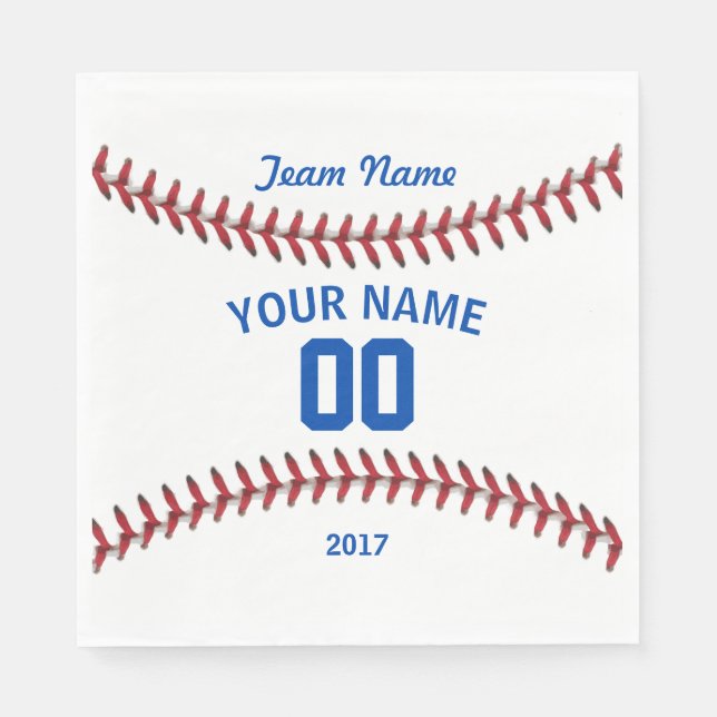 Team Baseball Sport Napkin (Front)