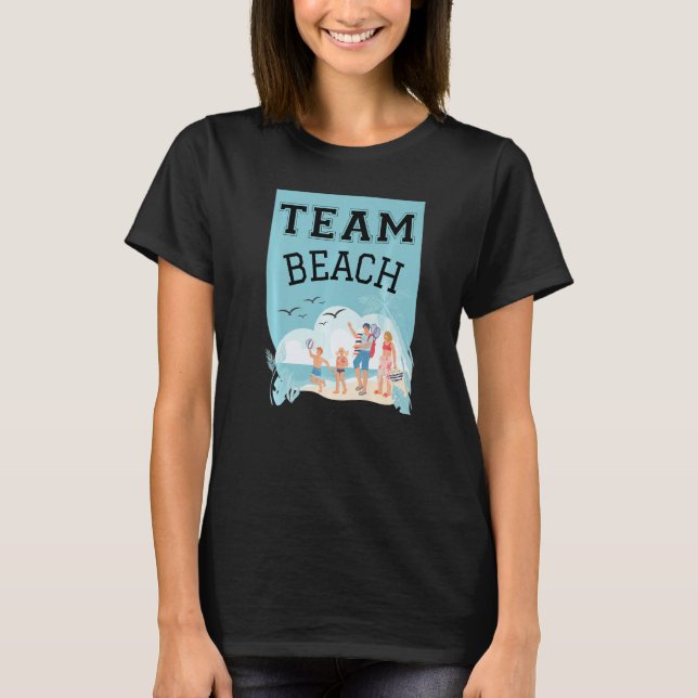 Team Beach Family Premium T-Shirt (Front)