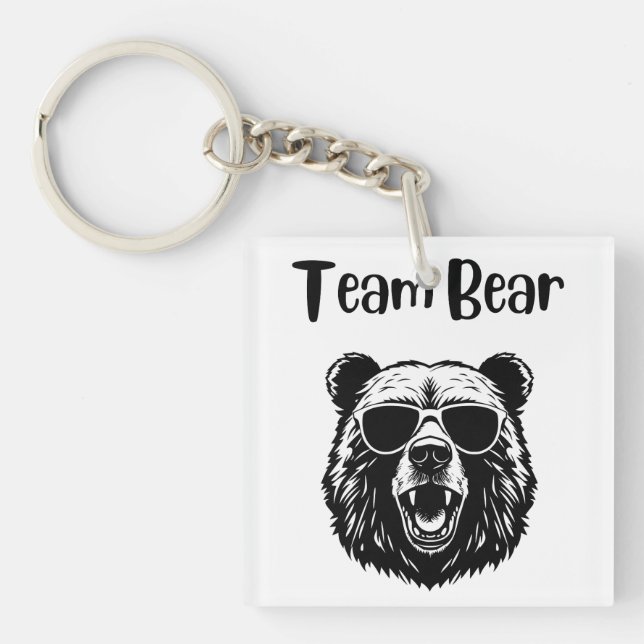 Team Bear Key Ring (Front)