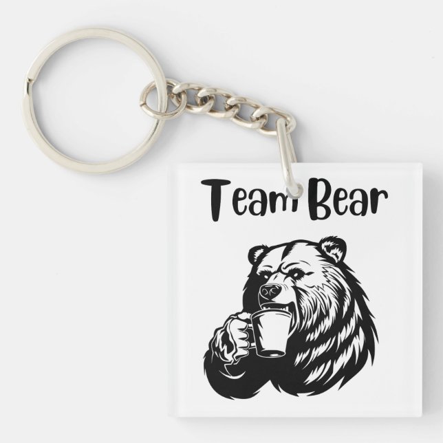 Team Bear Key Ring (Front)