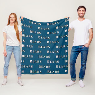 Team Bears Navy Blue Fleece Blanket