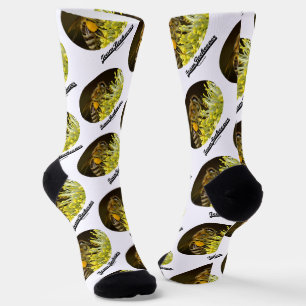 Team Beekeeper Bee On Yellow Flower Socks