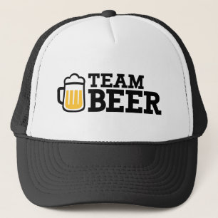 Team beer trucker hat
