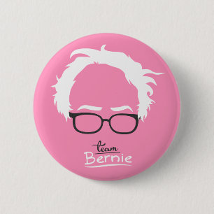Team Bernie Pink - Bernie Sanders 2016 6 Cm Round Badge