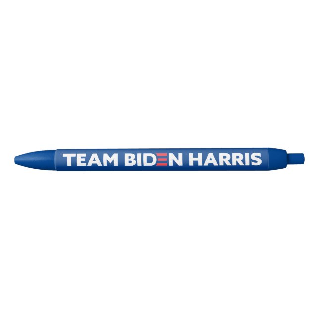 Team Biden Harris Custom Colours Blue Ink Pen (Front)