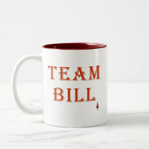Team Bill ~ Fan of the Fang Two-Tone Coffee Mug