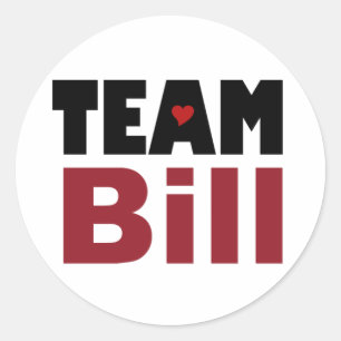 Team Bill stickers