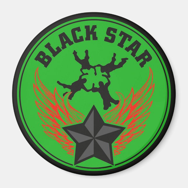 Team Blackstar Skydiving Magnet (Front)