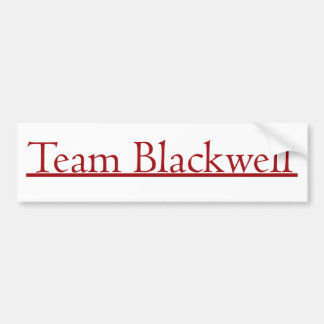 Team Blackwell Bumper Sticker
