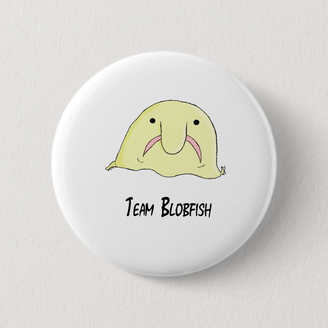 team blob 6 cm round badge (Front)