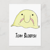 Mr. Blob fish Happy Postcard for Sale by Mannyfog