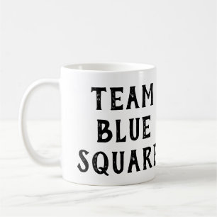 Team Blue Square Coffee Mug