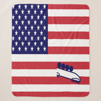 Team Bobsled USA Sherpa Blanket