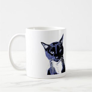 "TEAM BOO" Black Cat Club Mug