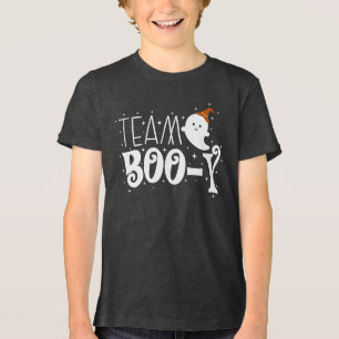 Team Booy, October Halloween Gender Reveal Gifts Tri-Blend Shirt