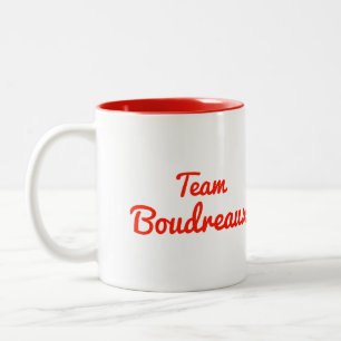 Team Boudreaux Two-Tone Coffee Mug