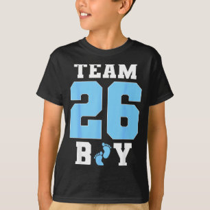 Team boy 2026 gender reveal baby announcement T-Shirt